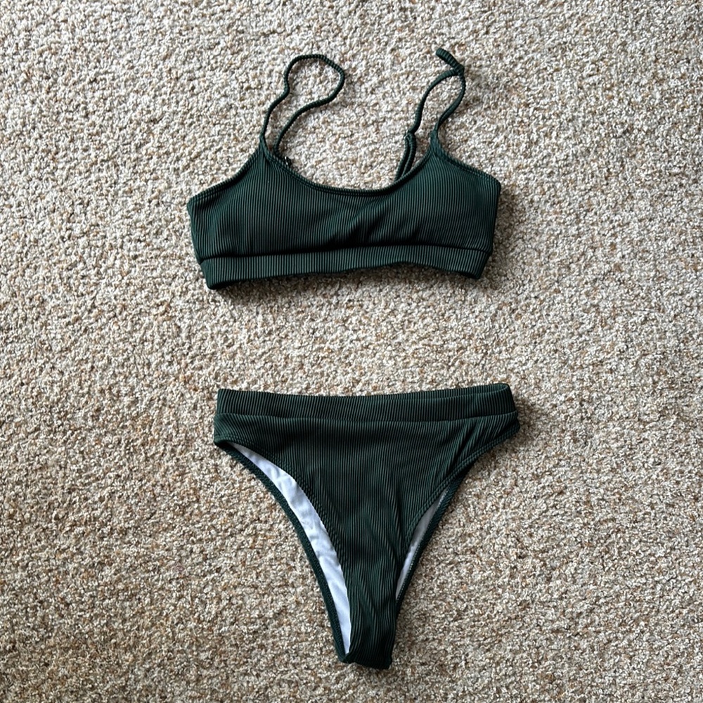 Stylish Green Bikini Set